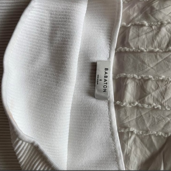 White Ribbed Tube Top - Picture 2 of 4